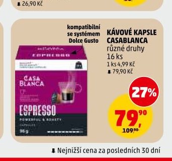 Kávové kapsle Casablanca