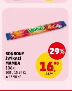 Bonbony žvýkací Mamba