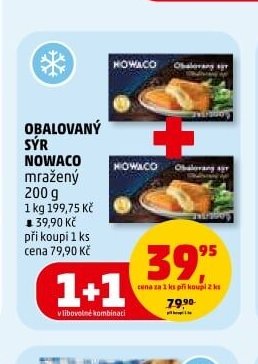 Obalovaný sýr Nowaco