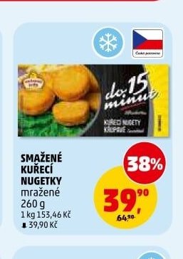 Smažené kuřecí nugetky