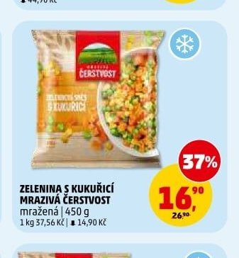 Zelenina s kukuřicí mražená Čerstvost