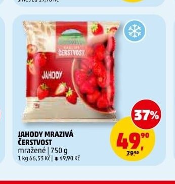 Jahody mražené Čerstvost