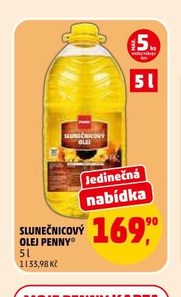 SLUNEČNICOVÝ OLEJ PENNY