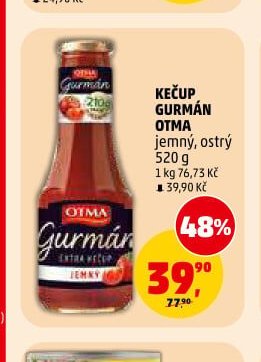 KEČUP GURMÁN OTMA