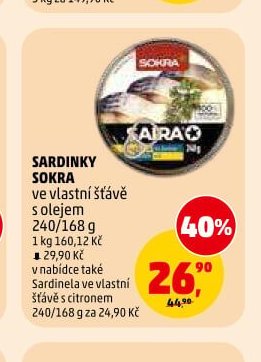 SARDINKY SOKRA