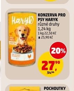 Konzerva pro psy Haryk