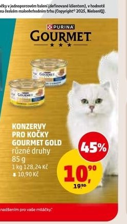 Konzervy pro kočky Gourmet Gold