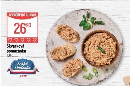 Škvarková pomazánka