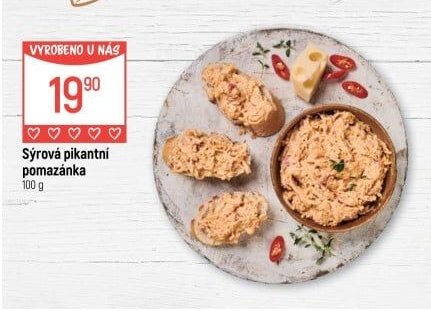 Sýrová pikantní pomazánka
