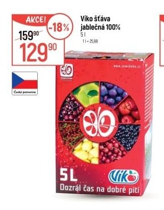 Viko šťáva jablečná 100%