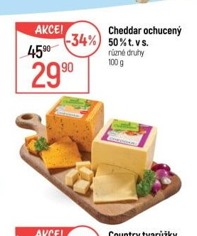 Cheddar ochucený
