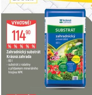 Zahradnický substrát Krásná zahrada
