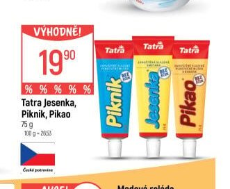 Tatra Jesenka, Piknik, Pikao