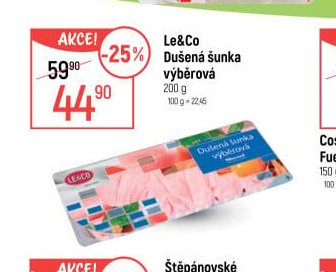Le&Co Dušená šunka výběrová