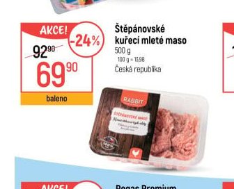 Štěpánovské kuřecí mleté maso