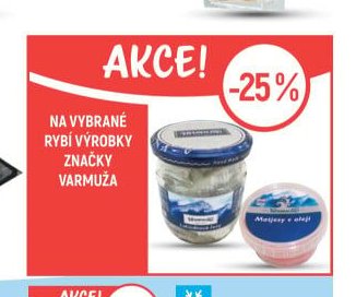 Varmuža rybí výrobky
