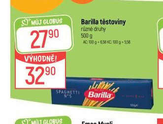 Barilla těstoviny