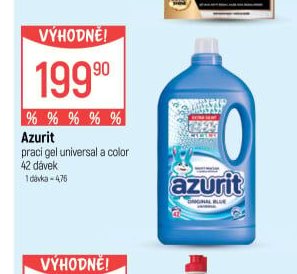 Azurit prací gel