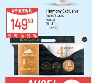 Harmony Exclusive toaletní papír
