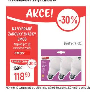 Žárovky značky EMOS