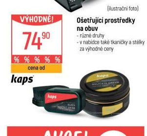 Ošetřující prostředky na obuv