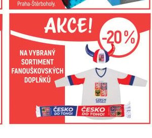 Sortiment fanouškovských doplňků