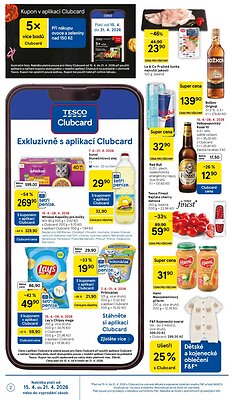 aktuální leták Tesco 15.4.2026-21.4.2026