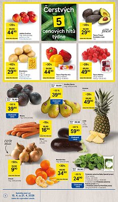 aktuální leták Tesco 15.4.2026-21.4.2026