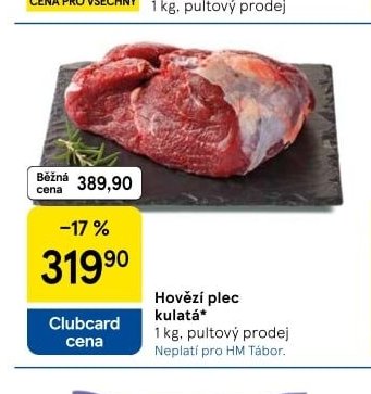 Hovězí plec kulatá