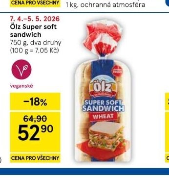 Ölz Super soft sandwich