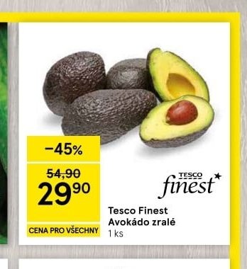 Tesco Finest Avokádo zralé