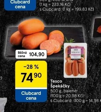 Tesco Špekáčky