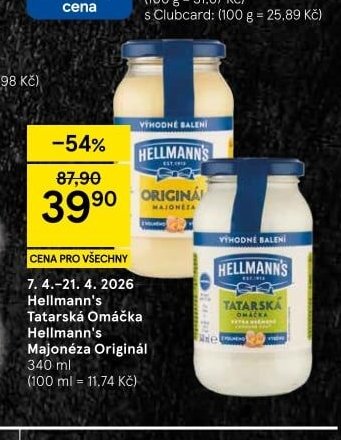 Hellmann's Tatarská Omáčka