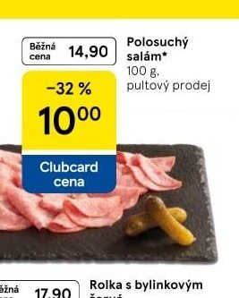Polosuchý salám