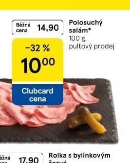 Polosuchý salám