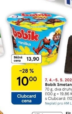 Bobík Smetanový krém