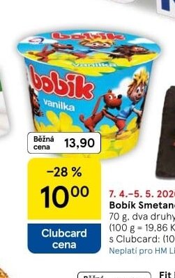 Bobík Smetanový krém