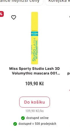Miss Sporty Studio Lash 3D Volumythic mascara 001