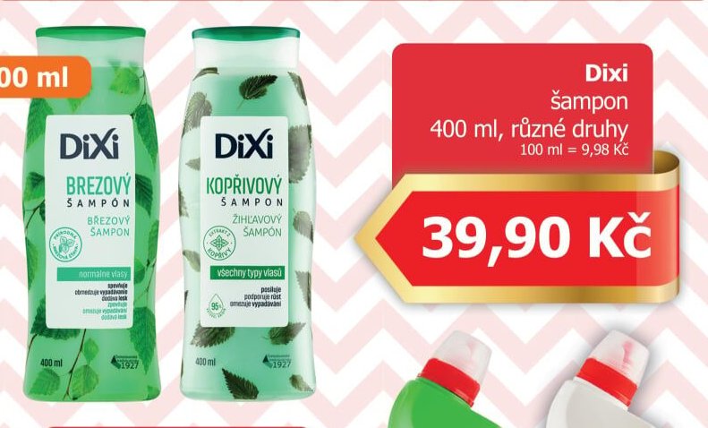 Dixi šampon 400 ml, různé druhy