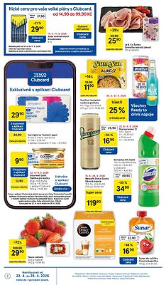 aktuální leták Tesco 22.4.2026-28.4.2026