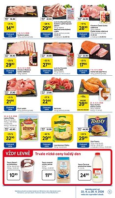 aktuální leták Tesco 22.4.2026-28.4.2026