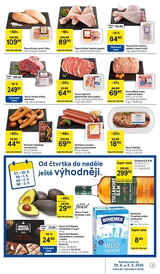 aktuální leták Tesco 29.4.2026-5.5.2026