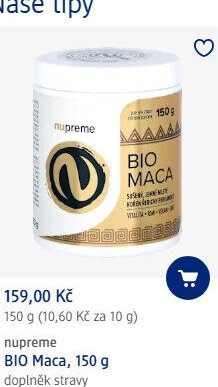 nupreme BIO Maca, 150 g