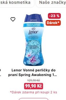 Lenor Vonné perličky do praní Spring Awakening