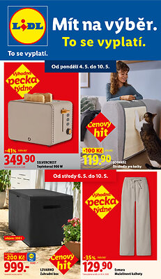 aktuální leták Lidl 4.5.2026-10.5.2026