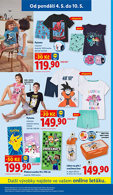 aktuální leták Lidl 4.5.2026-10.5.2026
