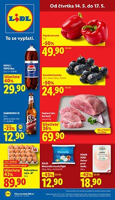 aktuální leták Lidl 14.5.2026-17.5.2026
