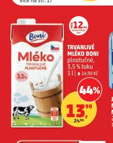 Trvanlivé mléko Boni