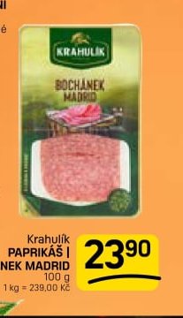 Krahulík PAPRIKÁŠ | BOCHÁNEK MADRID