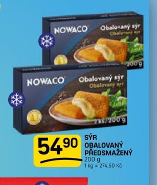 Sýr obalovaný předsmažený Nowaco